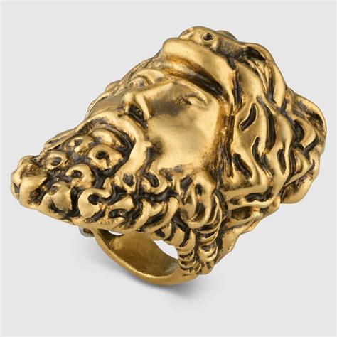 gucci mask of hercules ring|Gucci Hercules Mask Ring .